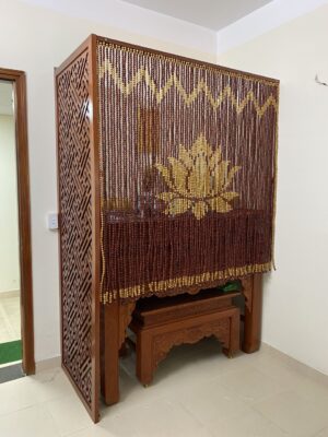 Rèm hạt gỗ Hương mã RCBT01