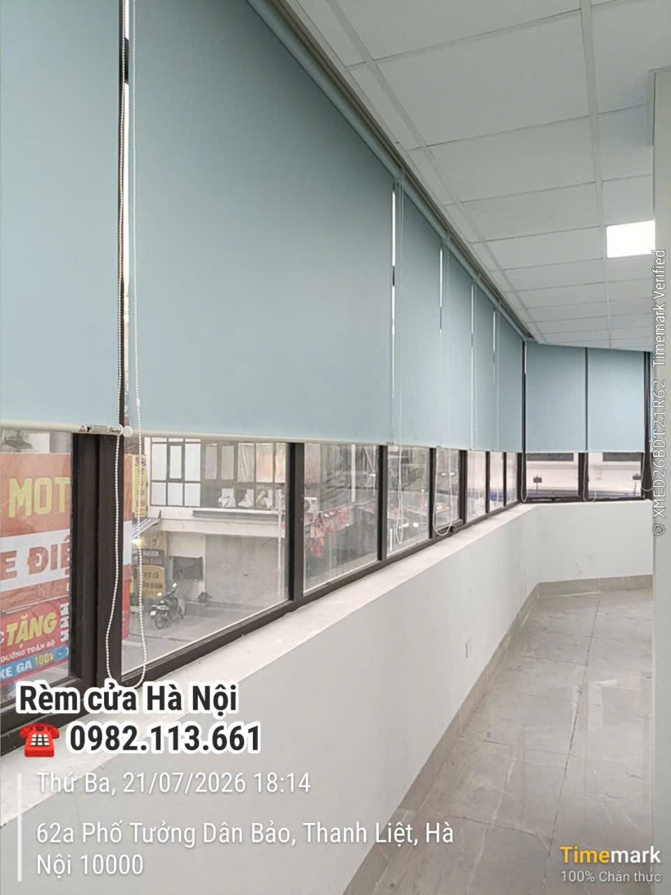 Rèm cuốn cửa sổ mã RC09