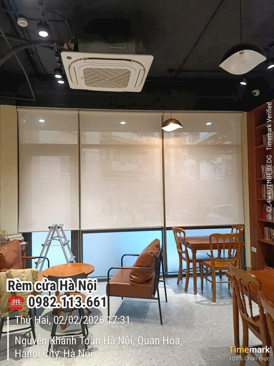 Rèm cuốn lưới Hàn Quốc mã RCM14