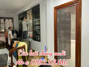 Cửa lưới chống muỗi mã CM02